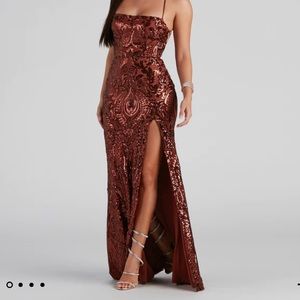 Windsor Rowena Copper Gown
